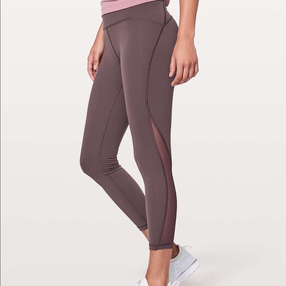 Lululemon train times 7/8 legging -vintage plum
